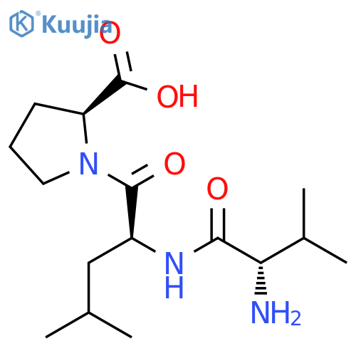 L-Proline, L-valyl-L-leucyl- structure