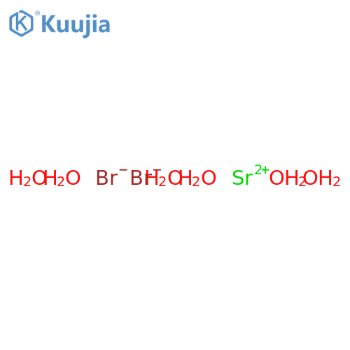 Strontium bromide hexahydrate structure