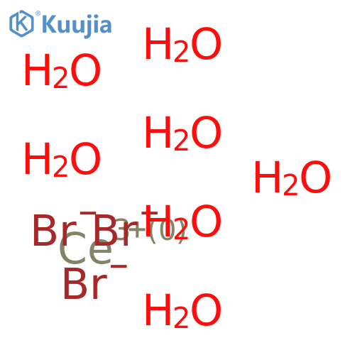 Cerium tribromide heptahydrate structure