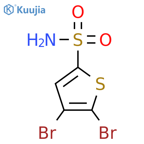 4,5-Dibromothiophene-2-sulfonamide structure