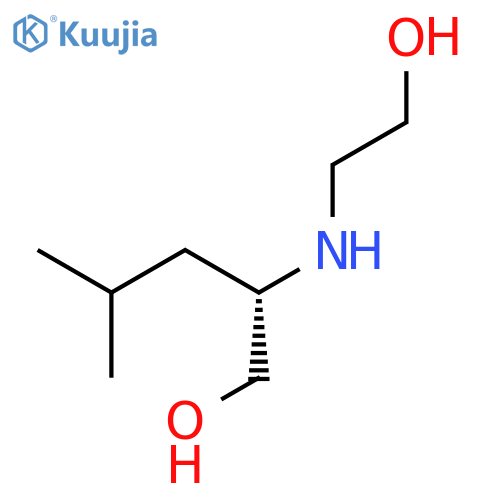 1-PENTANOL, 2-[(2-HYDROXYETHYL)AMINO]-4-METHYL-, (S)- structure