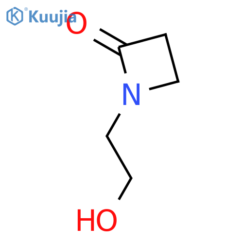 2-AZETIDINONE, 1-(2-HYDROXYETHYL)- structure