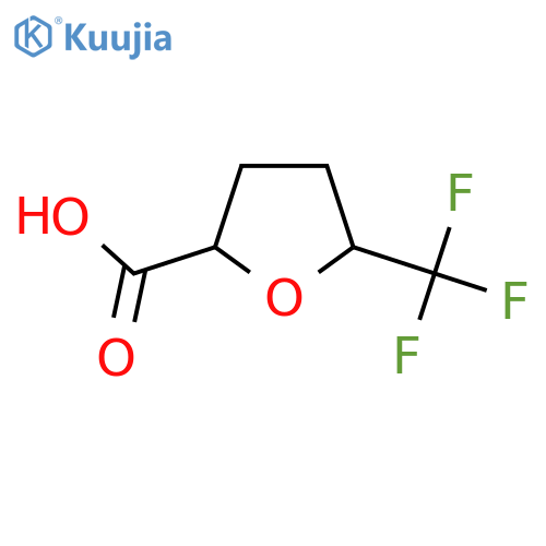 5-(trifluoromethyl)oxolane-2-carboxylic acid structure
