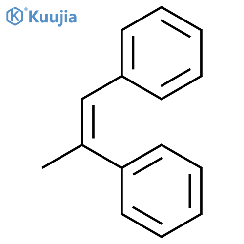 Benzene,1,1'-(1-methyl-1,2-ethenediyl)bis- structure