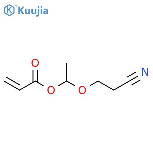 2-Propenoic acid,2-(2-cyanoethoxy)ethyl ester structure