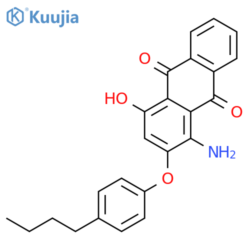 9,10-ANTHRACENEDIONE, 1-AMINO-2-(4-BUTYLPHENOXY)-4-HYDROXY- structure