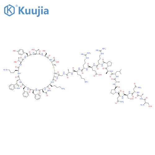 (Leu8,D-trp22,tyr25)-somatostatin28 structure