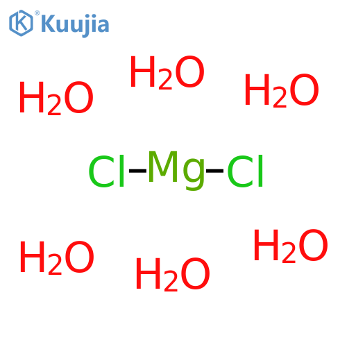 Magnesium chloride hexahydrate structure
