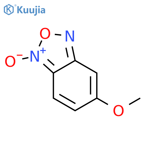5-Methoxybenzofurazan-1-oxide structure