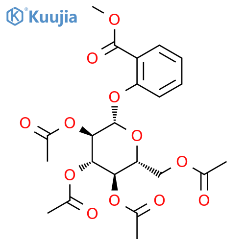 2-(2,3,4,6-Tetra-O-acetyl-b-D-glucopyranosyl)oxybenzoic Acid Methyl Ester structure