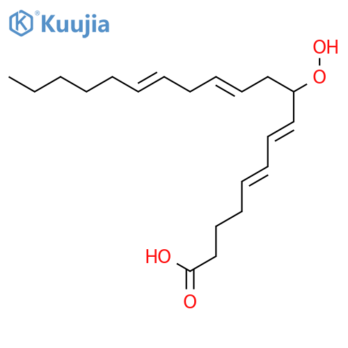 5,7,11,14-Eicosatetraenoic acid, 9-hydroperoxy- structure