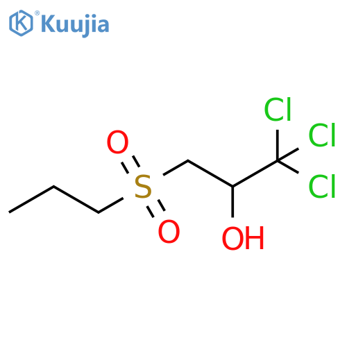 2-Propanol, 1,1,1-trichloro-3-(propylsulfonyl)- structure