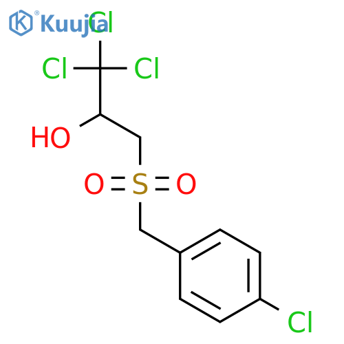 2-Propanol, 1,1,1-trichloro-3-[[(4-chlorophenyl)methyl]sulfonyl]- structure