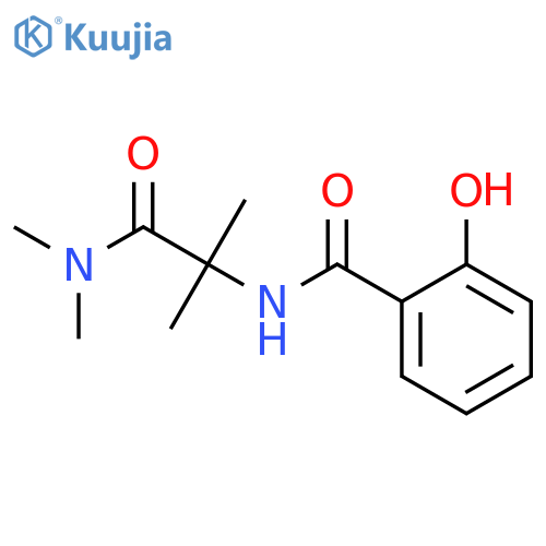 BENZAMIDE, N-[2-(DIMETHYLAMINO)-1,1-DIMETHYL-2-OXOETHYL]-2-HYDROXY- structure