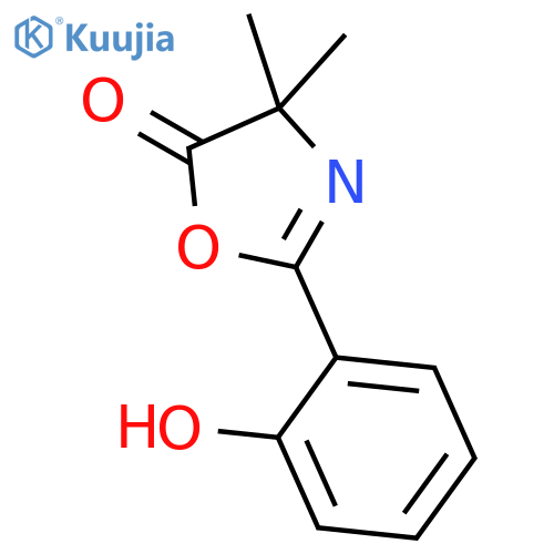 4,4-Dimethyl-2-(6-oxocyclohexa-2,4-dien-1-ylidene)-1,3-oxazolidin-5-one structure