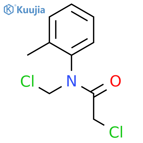 Acetamide, 2-chloro-N-(chloromethyl)-N-(2-methylphenyl)- structure