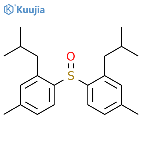 Benzene,1-methyl-4-[(2-methylpropyl)sulfinyl]- structure