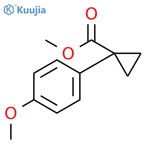 methyl 1-(4-methoxyphenyl)-cyclopropanecarboxylate structure