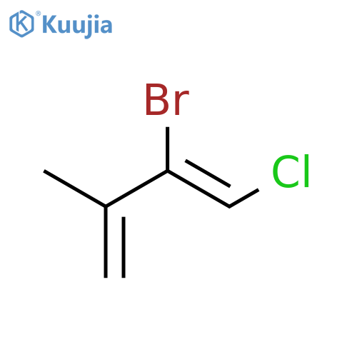 1,3-BUTADIENE, 2-BROMO-1-CHLORO-3-METHYL-, (Z)- structure