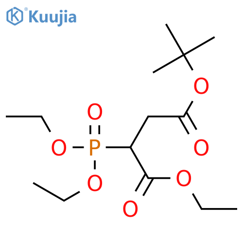 1-Ethyl 4-(tert-Butyl) 2-(diethyl phosphono)succinate structure