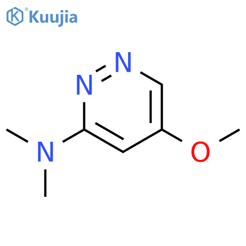 3-Pyridazinamine,5-methoxy-N,N-dimethyl- structure