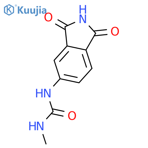 Urea,N-(2,3-dihydro-1,3-dioxo-1H-isoindol-5-yl)-N'-methyl- structure