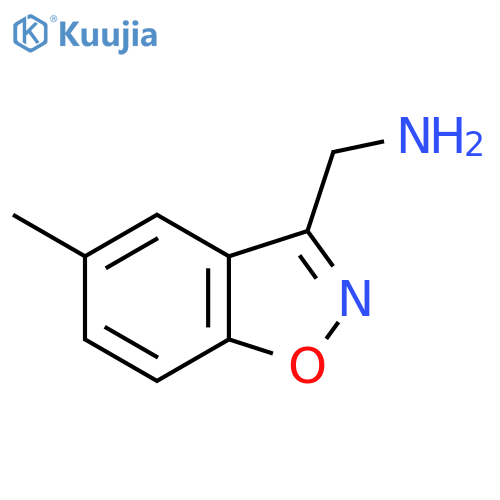 (5-Methylbenzo[d]isoxazol-3-yl)methanamine structure