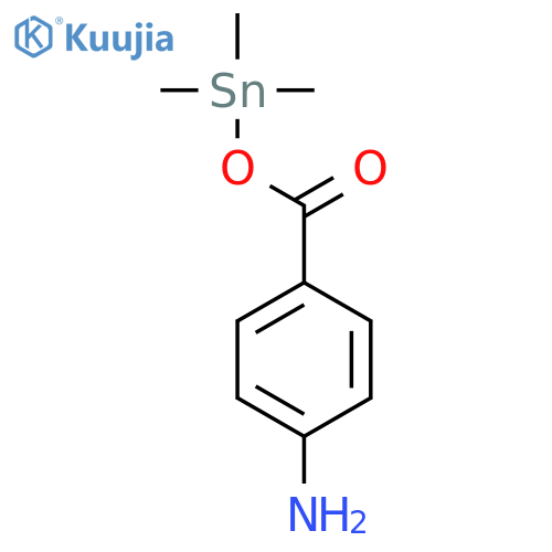 4-{[(Trimethylstannyl)oxy]carbonyl}aniline structure