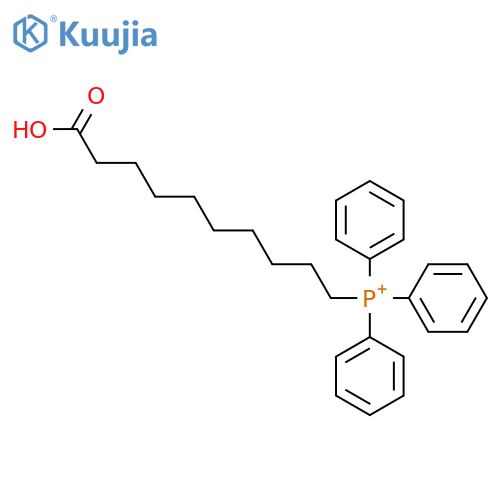 (9-Carboxynonyl)triphenylphosphonium structure
