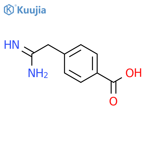 Benzoic acid,4-(2-amino-2-iminoethyl)- structure
