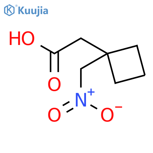 [1-(nitromethyl)cyclobutyl]acetic Acid structure