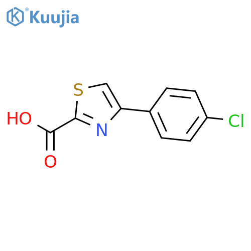 4-(4-Chlorophenyl)thiazole-2-carboxylic acid structure