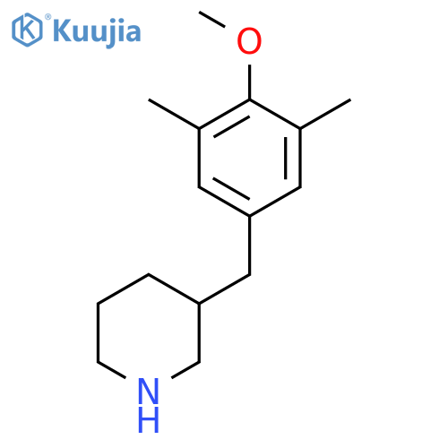 3-(4-METHOXY-3,5-DIMETHYL-BENZYL)-PIPERIDINE structure