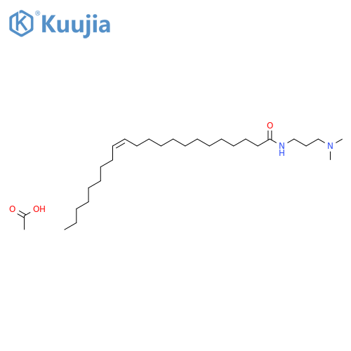 13-DOCOSENAMIDE, N-[3-(DIMETHYLAMINO)PROPYL]-, (13Z)-, MONOACETATE structure