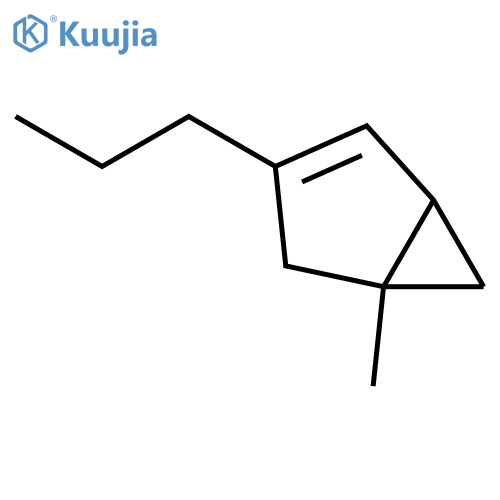 Bicyclo[3.1.0]hex-2-ene, 5-methyl-3-propyl- structure