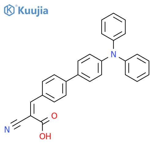 2-Propenoic acid, 2-cyano-3-[4'-(diphenylamino)[1,1'-biphenyl]-4-yl]- structure