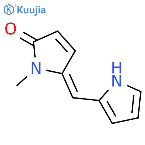2H-Pyrrol-2-one, 1,5-dihydro-1-methyl-5-(1H-pyrrol-2-ylmethylene)-, (Z)- structure