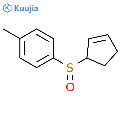 Benzene, 1-(2-cyclopenten-1-ylsulfinyl)-4-methyl- structure