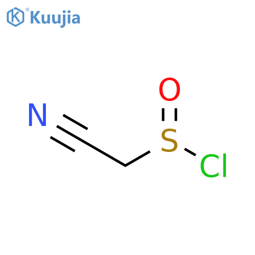 Cyanomethanesulfinyl chloride structure