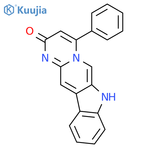 PYRIMIDO[1',2':1,6]PYRIDO[3,4-B]INDOL-2(7H)-ONE, 4-PHENYL- structure