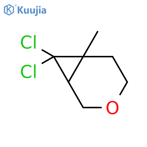 3-OXABICYCLO[4.1.0]HEPTANE, 7,7-DICHLORO-6-METHYL- structure