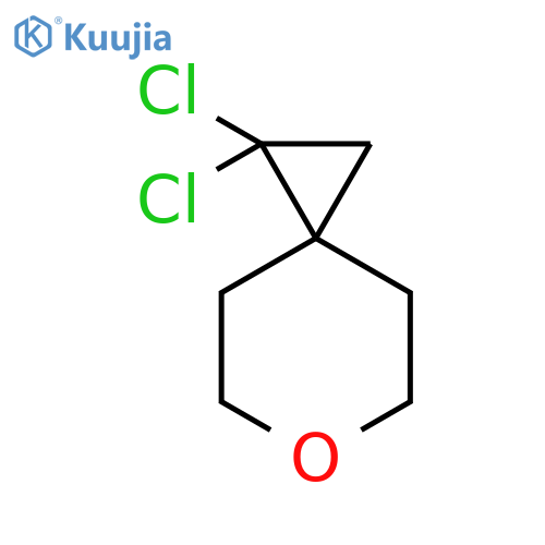 6-Oxaspiro[2.5]octane, 1,1-dichloro- structure