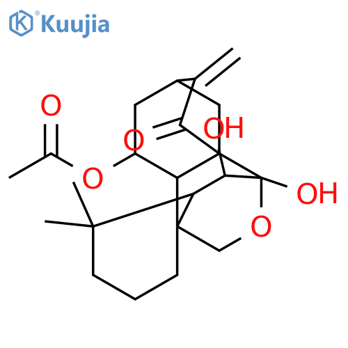Kaur-16-en-15-one,11-(acetyloxy)-7,20- epoxy-6,7-dihydroxy-,(6â,7R,11R)- structure