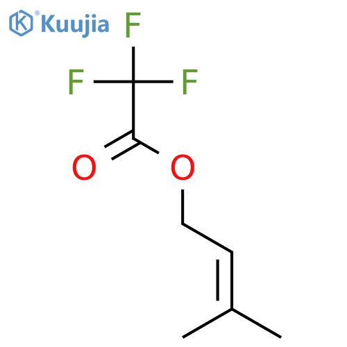 Acetic acid, trifluoro-, 3-methyl-2-butenyl ester structure