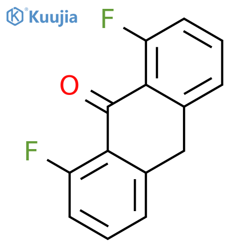 9(10H)-ANTHRACENONE, 1,8-DIFLUORO- structure