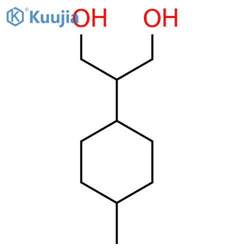 2-(4-Methylcyclohexyl)propane-1,3-diol structure