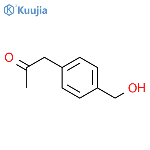 2-Propanone, 1-[4-(hydroxymethyl)phenyl]- structure