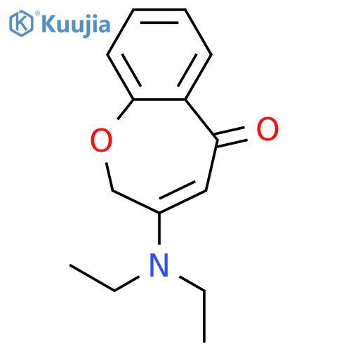 1-Benzoxepin-5(2H)-one, 3-(diethylamino)- structure