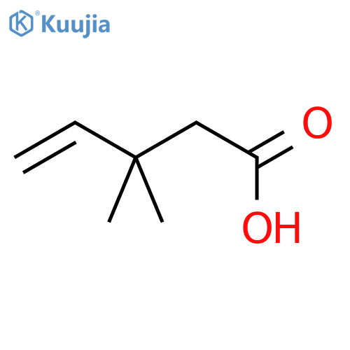 3,3-dimethyl-4-pentenoic acid structure