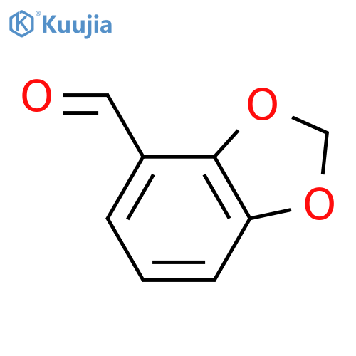 2H-1,3-benzodioxole-4-carbaldehyde structure